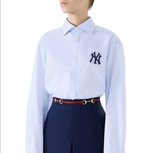 💯limited addition Gucci Yankee shirt dress